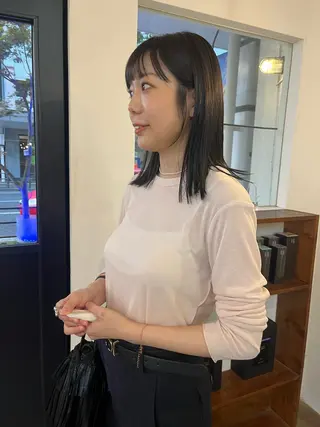 セミロング 🌿haco / パーマ/ユリナ🕊️のヘアスタイル