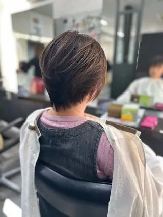 ショート エンゼルス美容室斉間 圭司のヘアスタイル