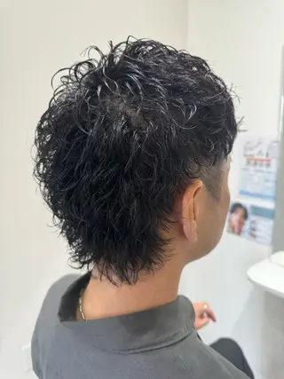 ショート パーマ メンズ メンズ特化美容師 若林陸のヘアスタイル
