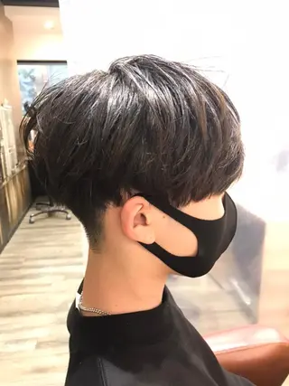 ミディアム メンズ 柳澤 和也のヘアスタイル