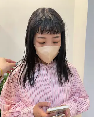 セミロング 東京の技術を 京都で✂︎🕊️💖のヘアスタイル
