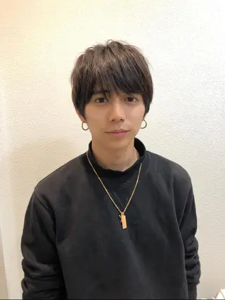 カラー メンズ 柳田 駿のヘアスタイル