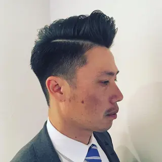 ショート メンズ 骨格補正カット✂︎ 🌟菅野陽介🌟のヘアスタイル