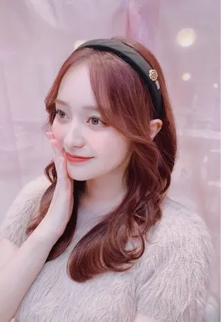 ロング カラー 韓国ヘア/レイヤー/ 顔まわり/りょーとのヘアスタイル