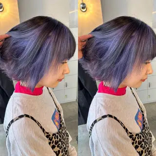 ミディアム カラー yoriダブルカラー 代表すがわらのヘアスタイル