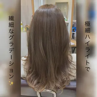 セミロング パーソナルカラー lapiax阿部のヘアスタイル