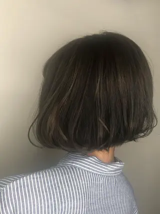 ショート カラー 女性指名人気no.1 尾崎のヘアスタイル