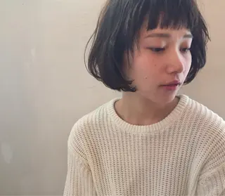 ショート ミディアム カラー 貫洞 大介のヘアスタイル