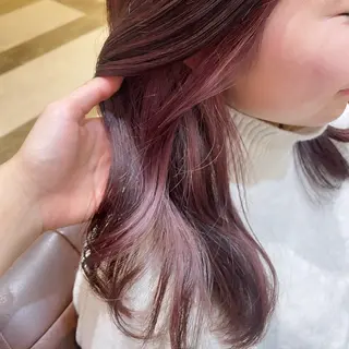 ロング 🧸顔周りカット /透明感🎀のヘアスタイル