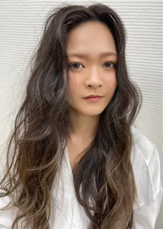 ロング カラー パーマ Ash銀座店💜 misaのヘアスタイル