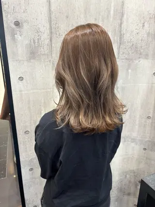 ミディアム EARTH 寺本尚生のヘアスタイル