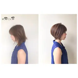 ショート 渋谷レイヤーカット❌ 縮毛矯正専門/武田涼のヘアスタイル