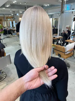 セミロング カラー welring hair salonのヘアスタイル