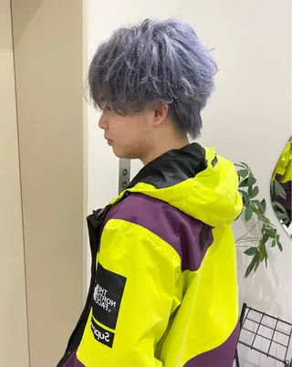 ミディアム メンズ ✨髪質改善/顔周りカ ット/縮毛矯正✨三隅のヘアスタイル