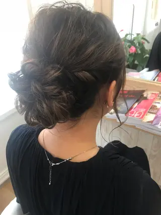 カラー ヘアアレンジ hair &make EPICRUMIのヘアスタイル