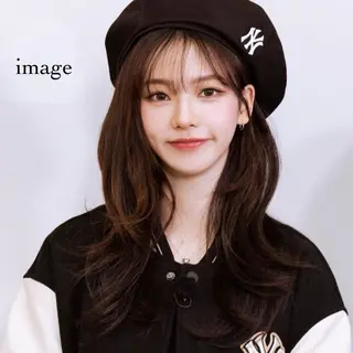 ミディアム 中顔面短縮 顔まわり新田大翔のヘアスタイル