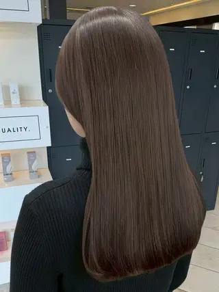 ロング カラー MOKA🌼 淵野辺ヘアカラーのヘアスタイル