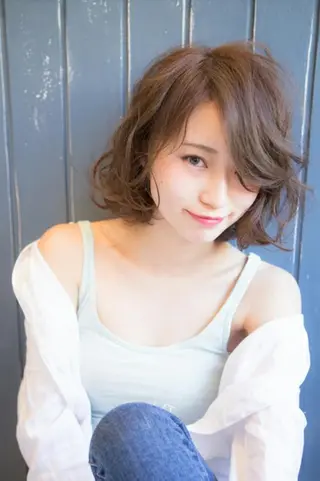 ショート カラー パーマ ヘアアレンジ ネイル マツエク・マツパ タナカ *歴10年以上*のヘアスタイル