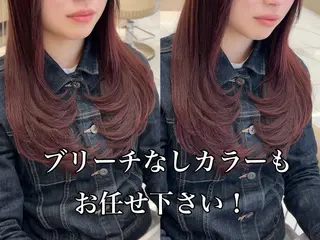 ロング カラー 山田勇真 ボブ/縮毛矯正/金山のヘアスタイル