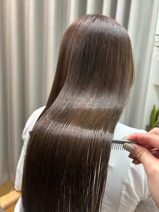 ロング カラー 🤍美髪縮毛/髪質 改善/池上夏凜🤍のヘアスタイル