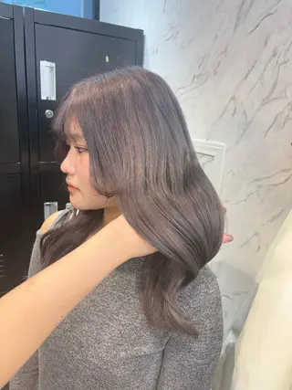 ロング カラー 韓国ヘア🎀 /♡𝓝𝓸𝓪♡のヘアスタイル