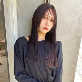 ロング カラー SHICENEケイ レイヤーカット🦋のヘアスタイル