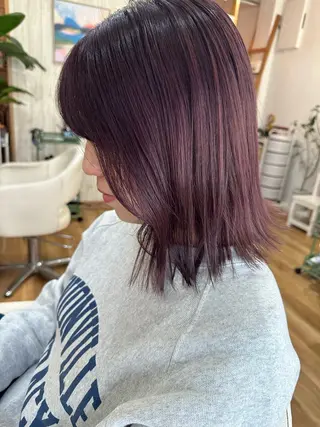 ミディアム カラー hair &make EPICRUMIのヘアスタイル