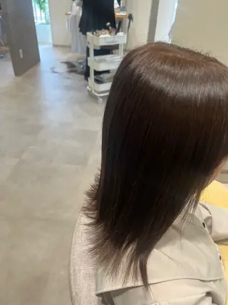 ミディアム カラー pollen moekaのヘアスタイル