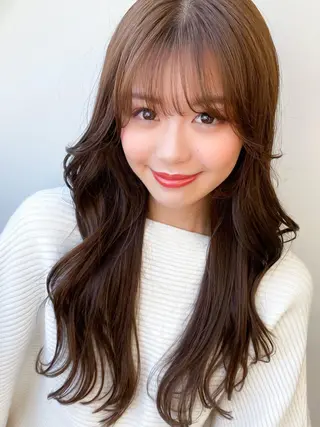 パーマ ced下赤塚店／うる 艶ヘアカラー🦋のヘアスタイル