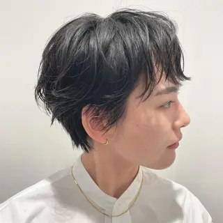 ショート パーマ 【吉祥寺】ショート/ レイヤーボブ/ryoのヘアスタイル