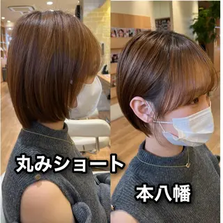 ショート ⬛️⬜️髪質改善⬛️ ⬜️藤川慎太郎のヘアスタイル