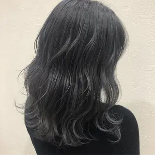 ロング カラー なかの たくみのヘアスタイル