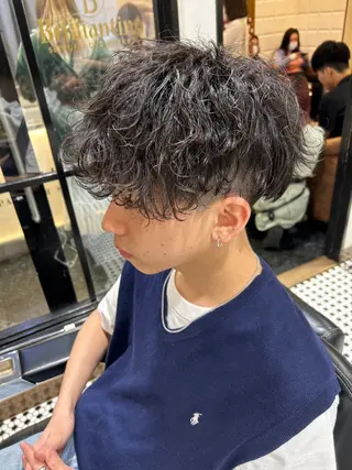 パーマ メンズ レイヤーカット/艶髪 /パーマaikoのヘアスタイル