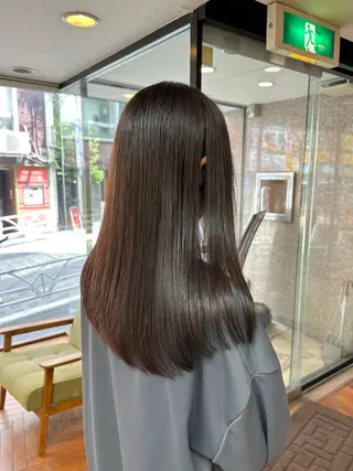 ロング カラー 矢野 晃平のヘアスタイル