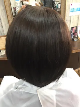 カラー 中山 ルミ子のヘアスタイル