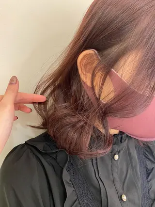 ミディアム カラー ヘアアレンジ 銀座メンズ専門🖤 小島奈々のヘアスタイル