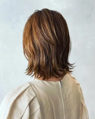 ミディアム 骨格補正カット✂︎ 🌟菅野陽介🌟のヘアスタイル