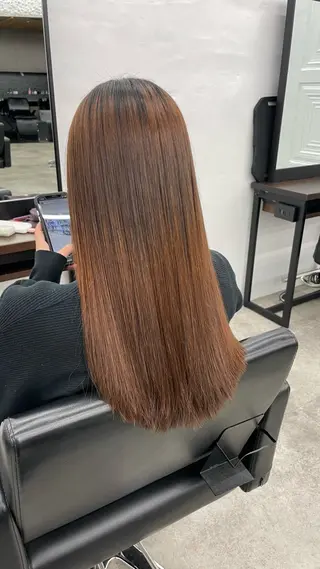 ロング 美髪縮毛/インナー カラー ERINA✨のヘアスタイル