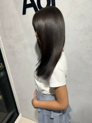 セミロング カラー ✨髪質改善✨美髪 矯正🫧小泉のヘアスタイル
