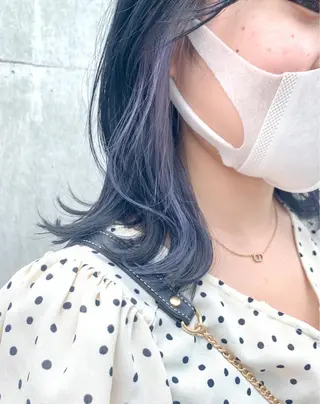 セミロング カラー ヘアアレンジ yuka .のヘアスタイル