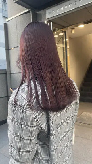 ロング カラー リト /渋谷/ハイトーンのヘアスタイル