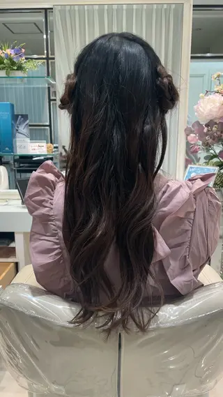 ロング ハイトーン募集中 💜✝️荒川優輝のヘアスタイル