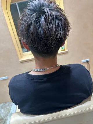 ショート hair make ONE007　辻堂所属・北條 雅樹のヘアスタイル