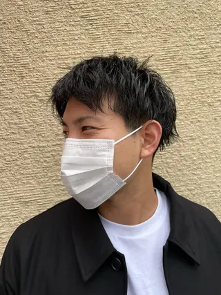 パーマ メンズ コレットヘアー 田中アヤノのヘアスタイル