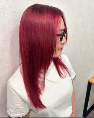 ロング GLOSS 心斎橋 山上のヘアスタイル