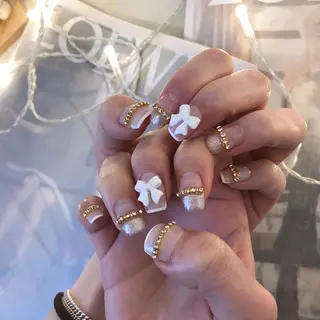 ネイル パラあり！フィルイン 美フォルムのネイルデザイン