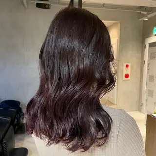 ロング カラー ヘアアレンジ fifth 石川 凪のヘアスタイル