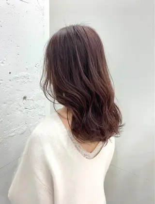 ミディアム カラー 似合わせパーマ/ kazuのヘアスタイル