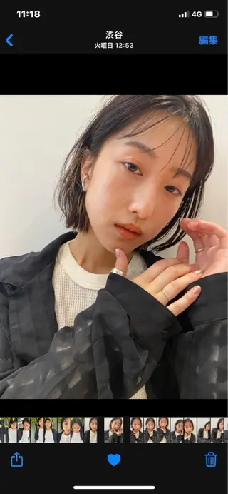 ショート カラー IVORY.所属・🟩白髪ぼかし/ボブ /ショートヘア/大司のヘアスタイル