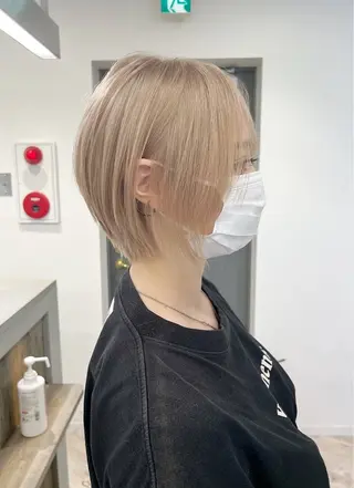 ショート ケアブリーチ🌟 ♢WATARU♢のヘアスタイル